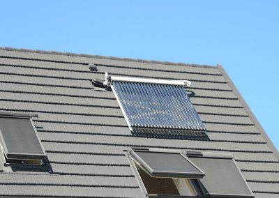 Solar Heaters On the Roof