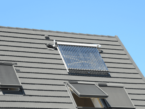 Solar Heaters On the Roof